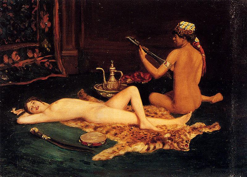 Hermann Faber Reclining Odalisque China oil painting art